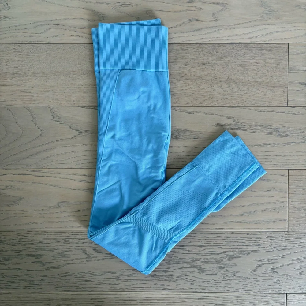 Halfdays Sophia Leggings Forget Me Not Blue Sports Yoga Gym Exercise Size - Picture 3 of 3